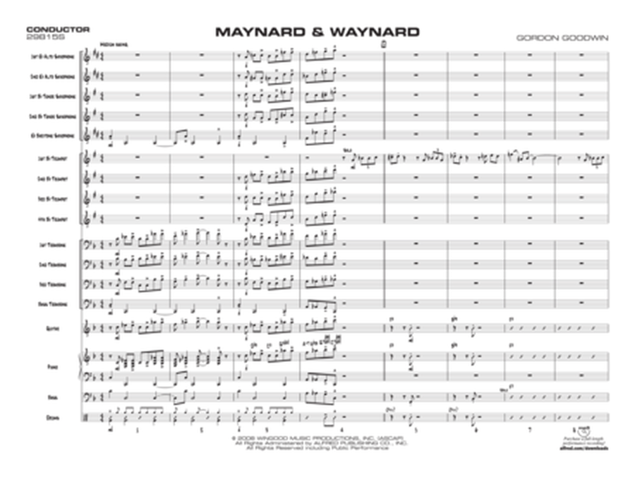 Maynard & Waynard (Score only) image number null