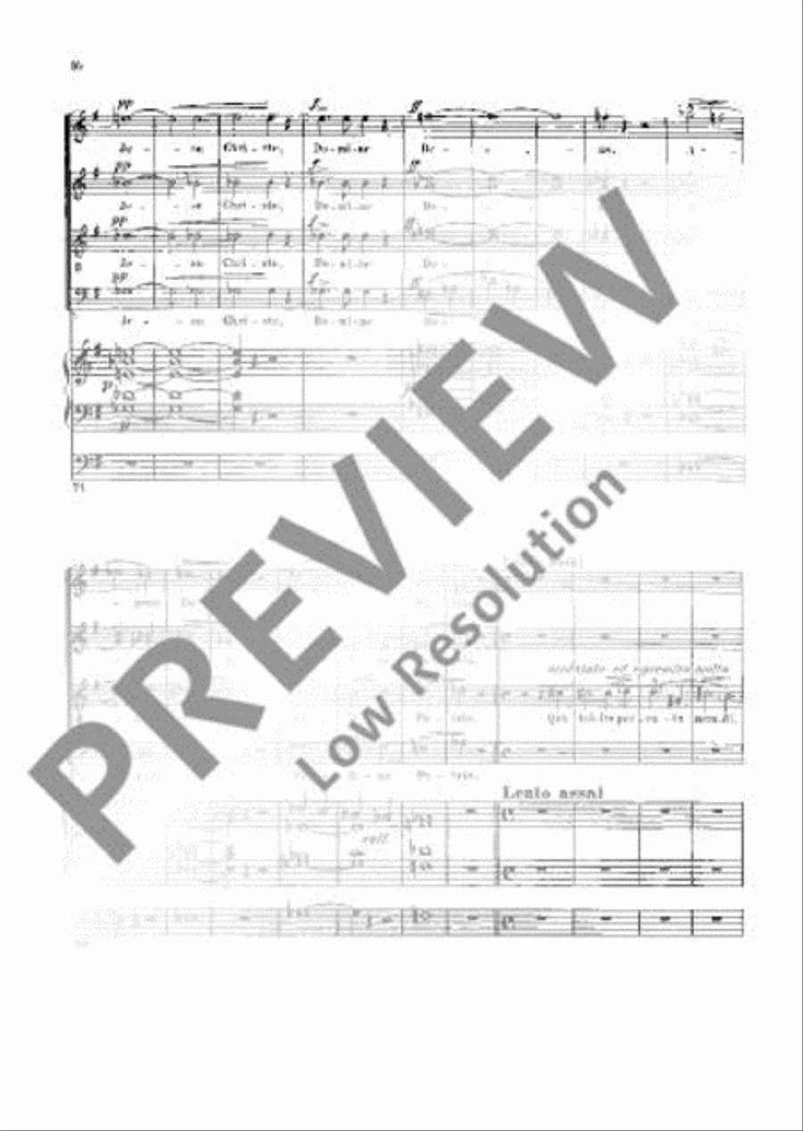 Missa choralis Missa choralis 4-Part scores gallery preview page 17