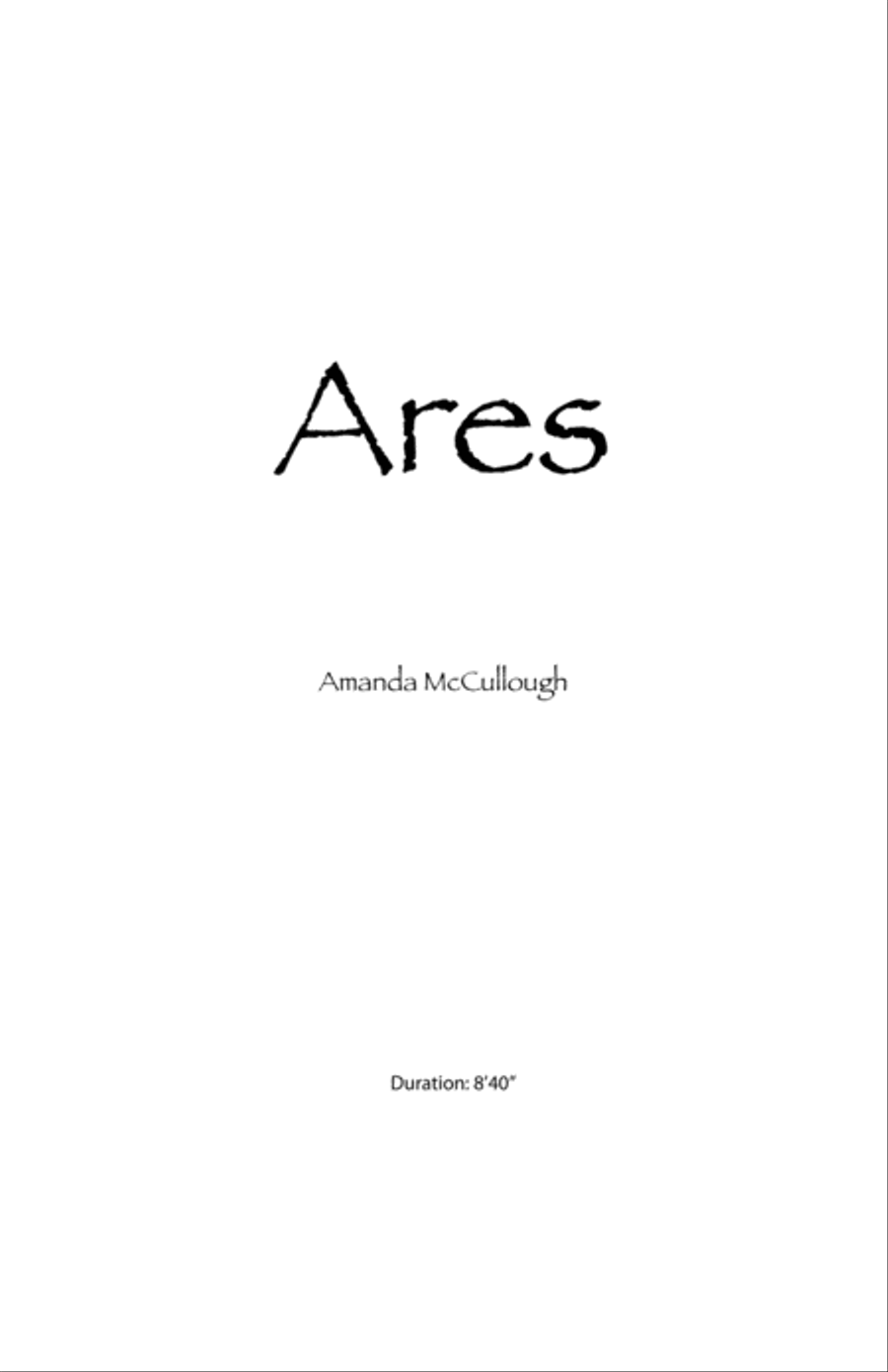 Ares Concert Band scores gallery preview page 1