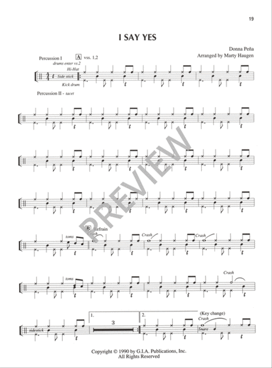 Tales of Wonder - Percussion edition Piano scores gallery preview page 20