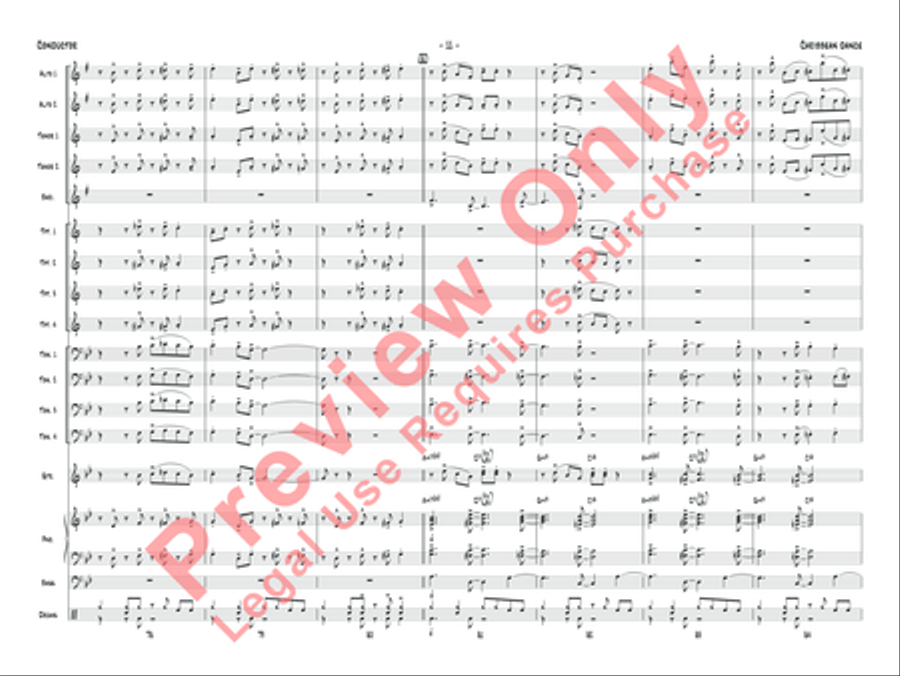 Caribbean Dance (Score only) Jazz Ensemble scores gallery preview page 14