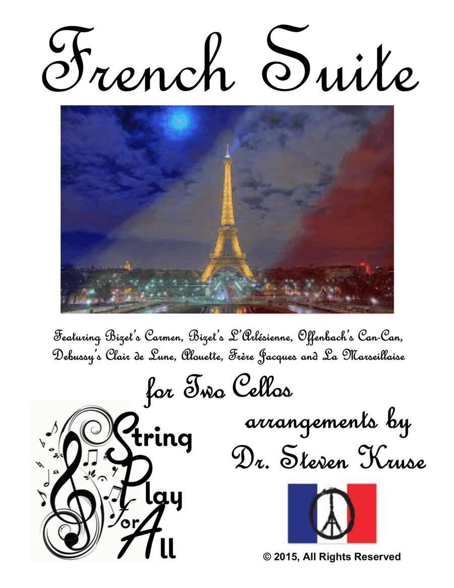 French Suite for Two Cellos String Duet scores gallery preview page 1