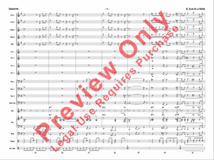 El Alma de la Banda Jazz Ensemble scores gallery preview page 7