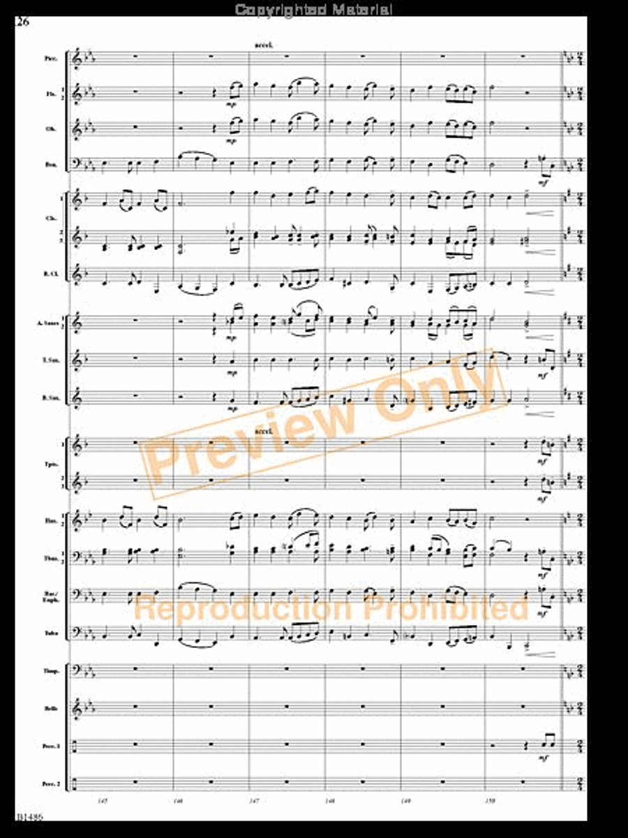 An American Spectacular An American Spectacular Concert Band scores gallery preview page 25