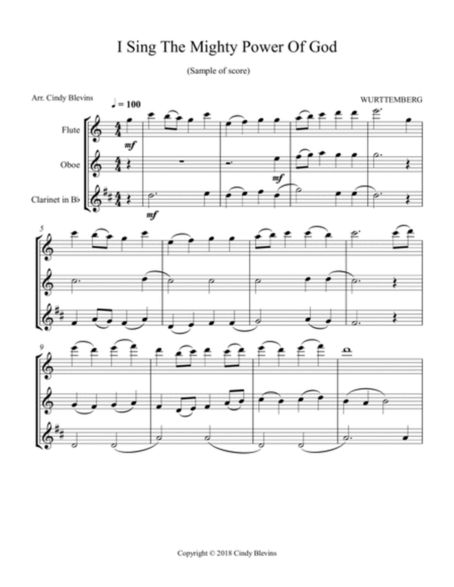 12 Favorite Hymns, for Flute, Oboe and Clarinet image number null