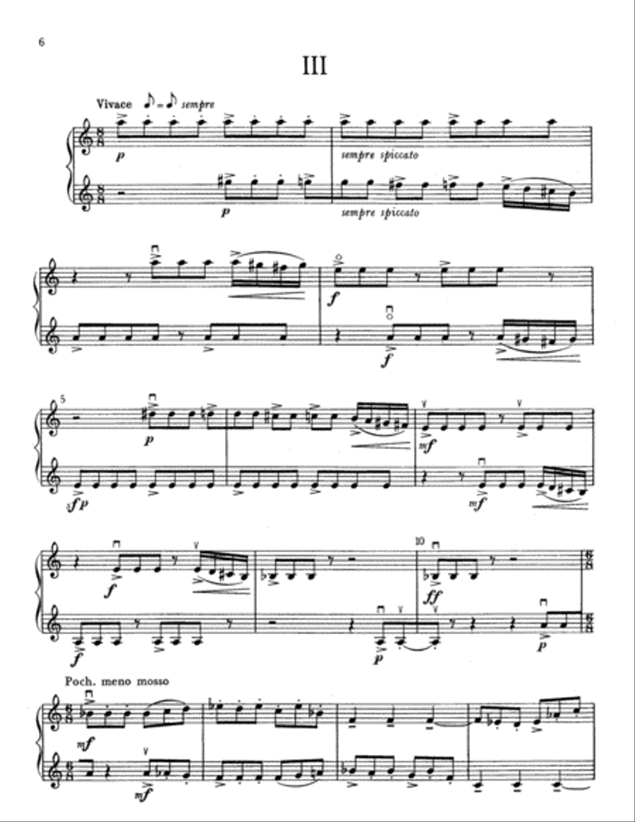 Suite for Two Violins Suite for Two Violins Violin scores gallery preview page 4