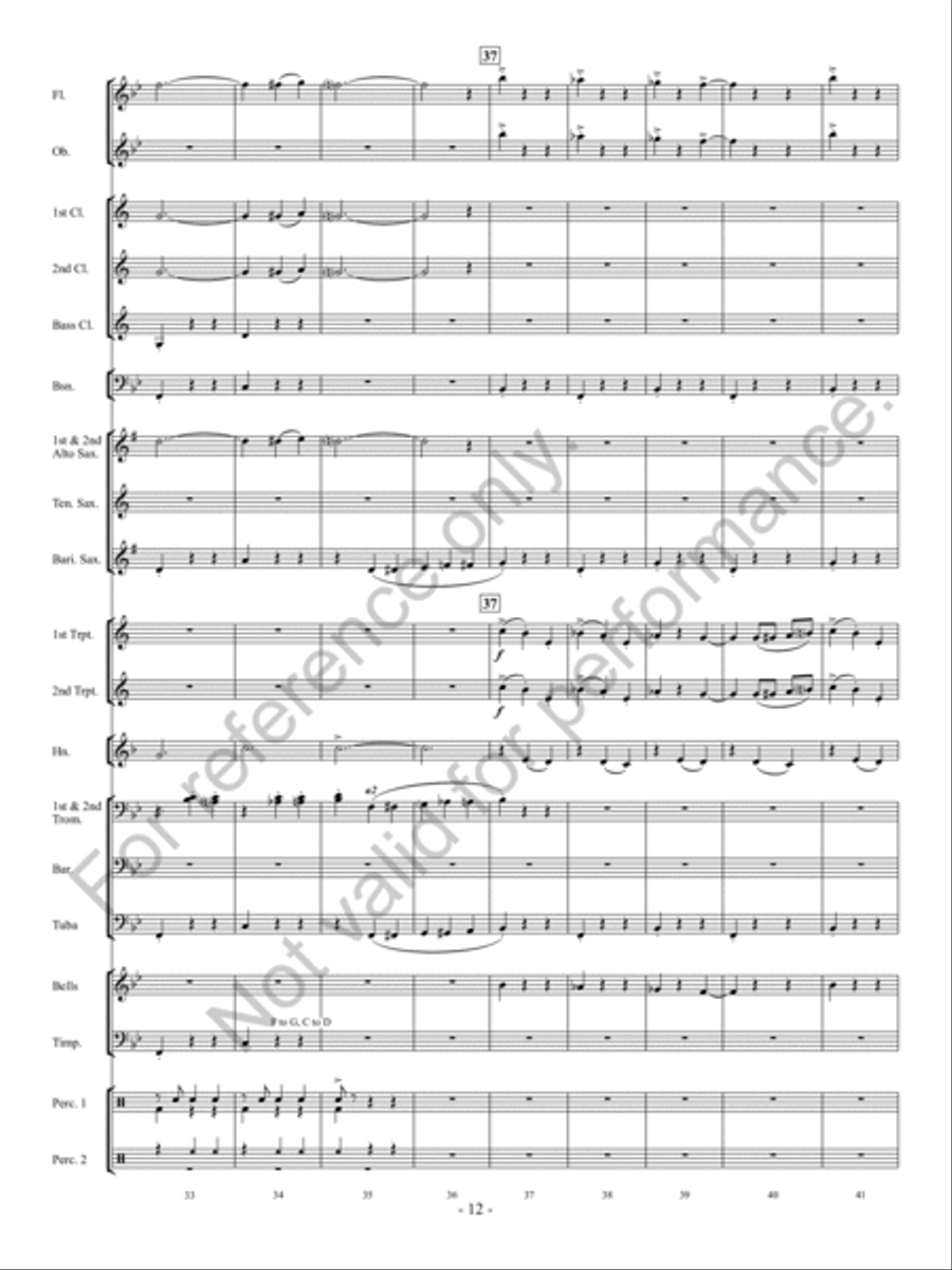 A Haunted Trilogy A Haunted Trilogy Concert Band scores gallery preview page 13