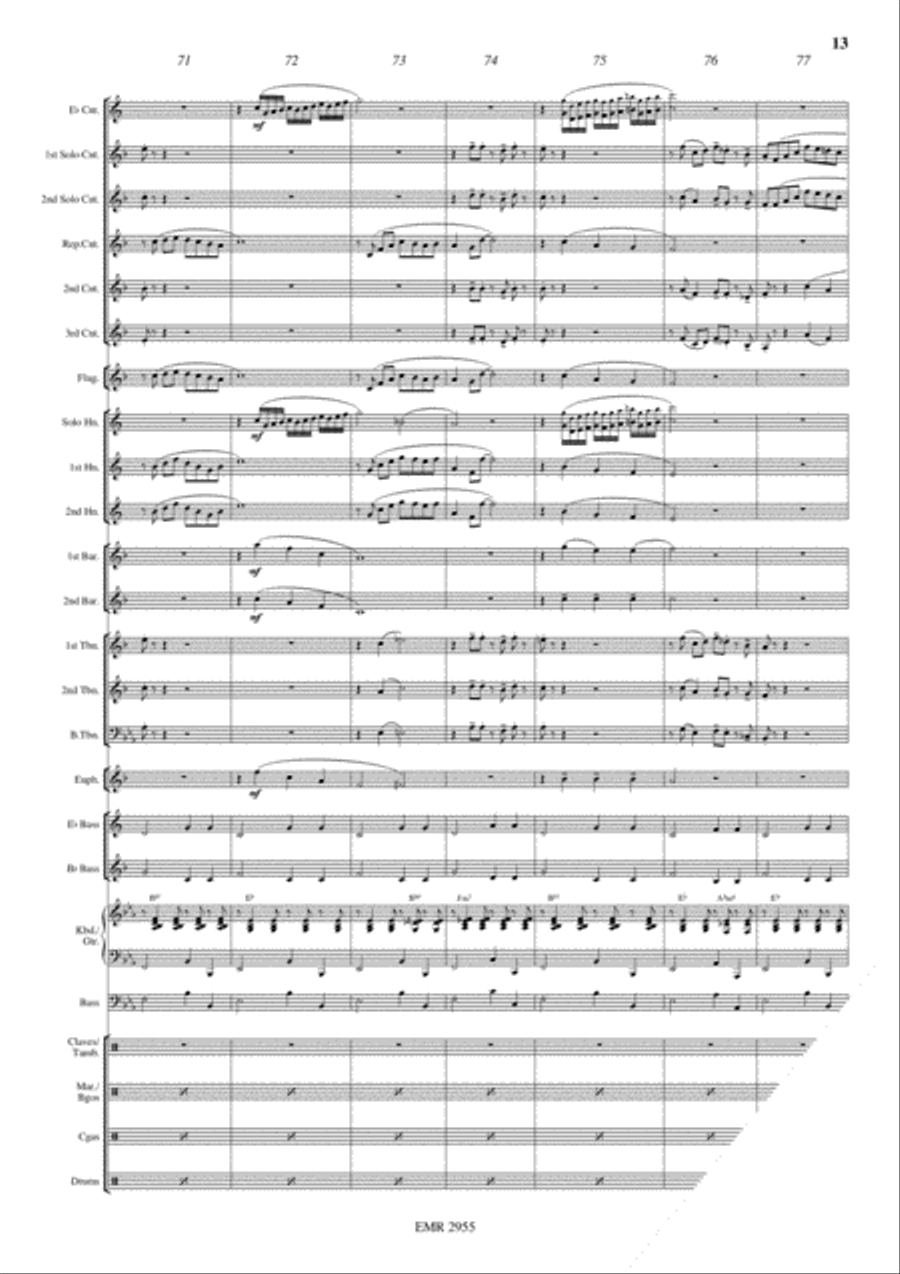 Romantic Rumba Brass Band scores gallery preview page 14