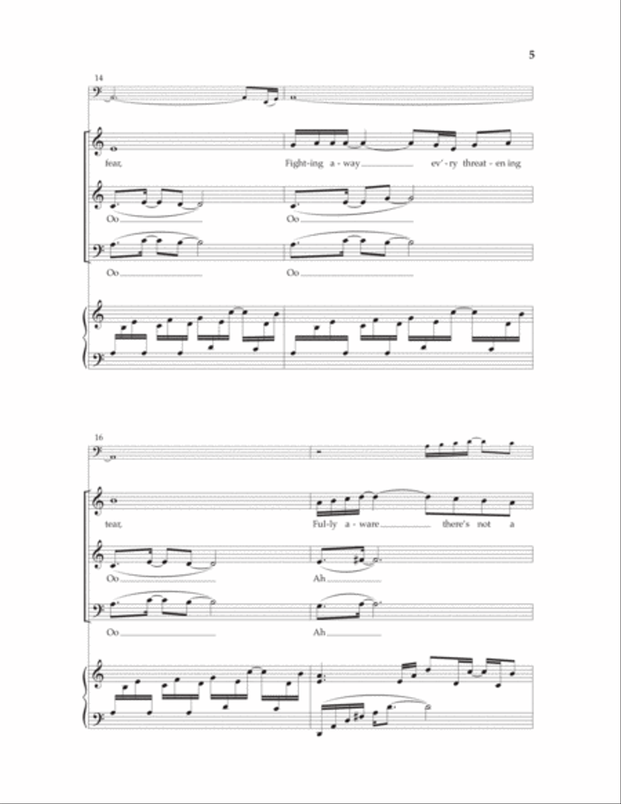 Don't Be Seen 3-Part scores gallery preview page 3