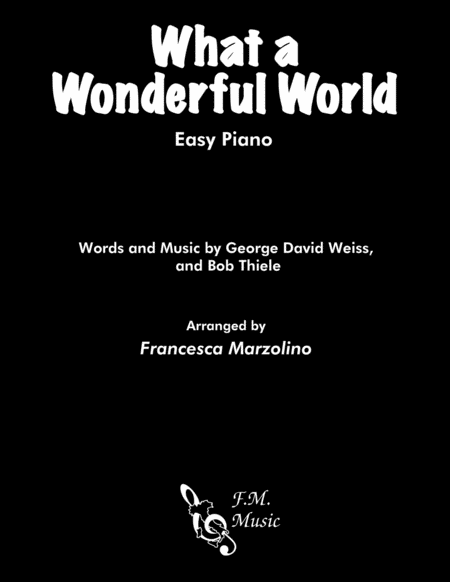 What A Wonderful World (Easy Piano) image number null