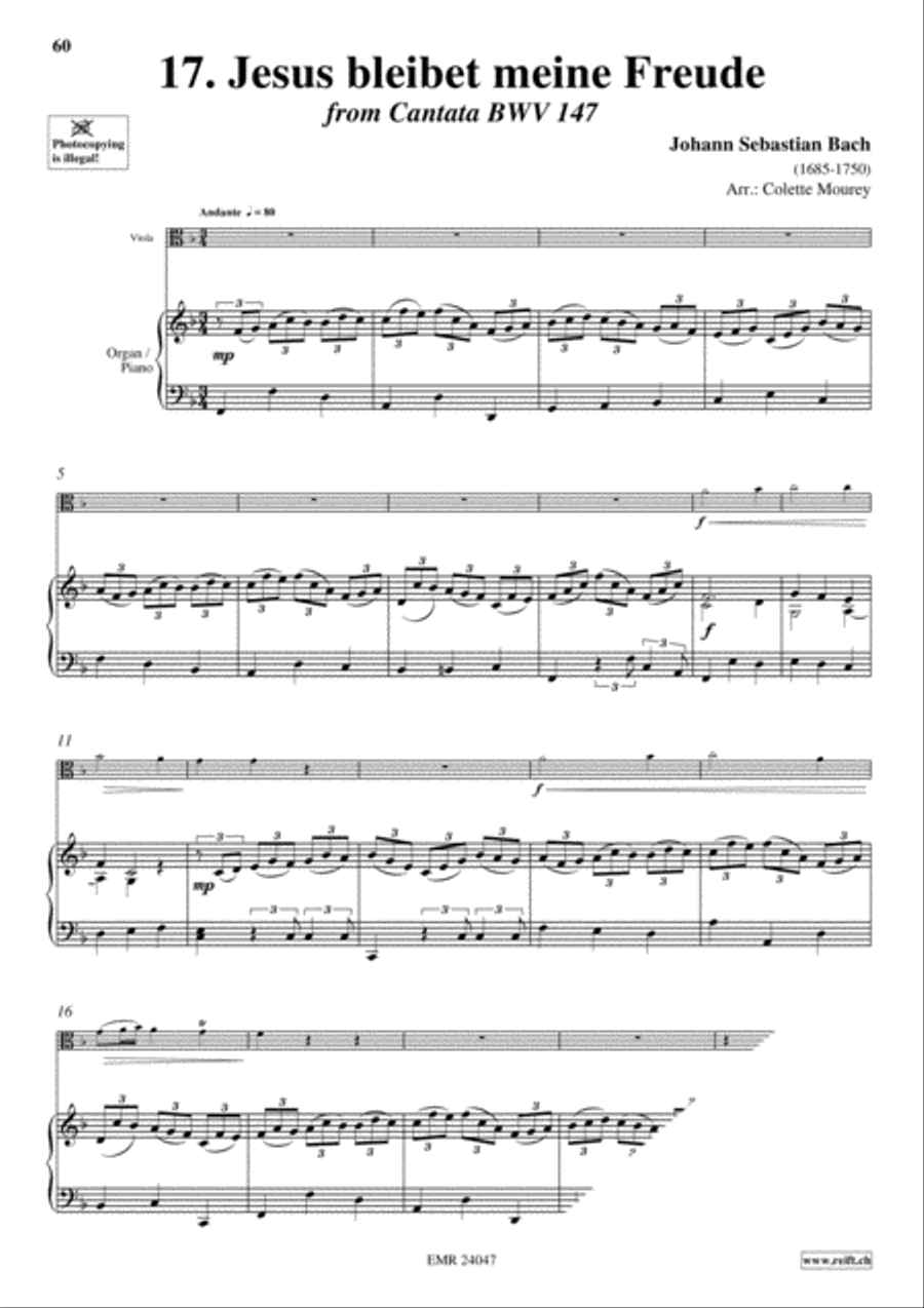 40 Greatest Baroque Hits Volume 1 Viola scores gallery preview page 19