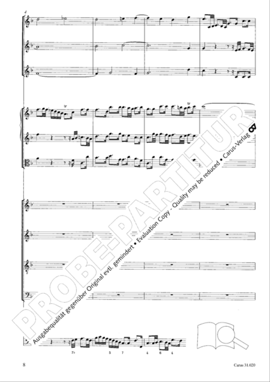 Eternity, thou thundrous word (O Ewigkeit, du Donnerwort) ATB scores gallery preview page 9