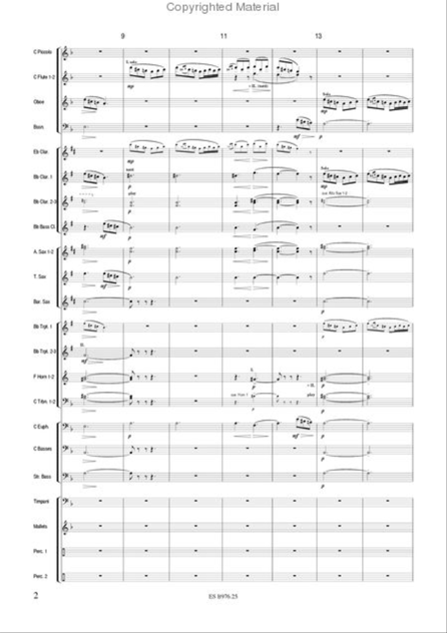 Peer Gynt Suite Nr. 1 Concert Band scores gallery preview page 4