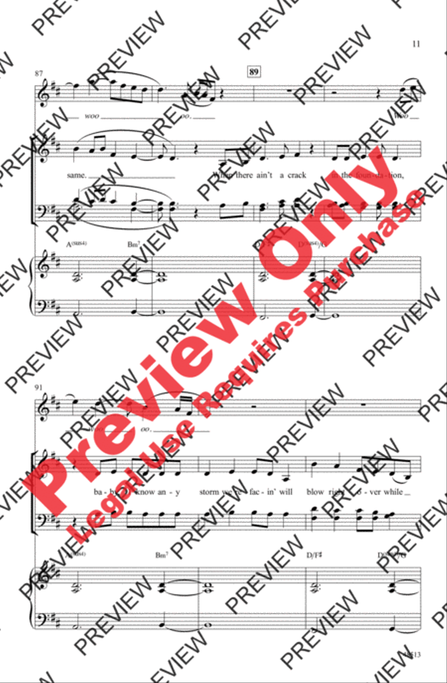 The Bones 4-Part scores gallery preview page 11