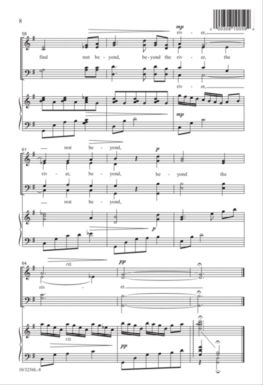 Near the Cross 4-Part scores gallery preview page 8