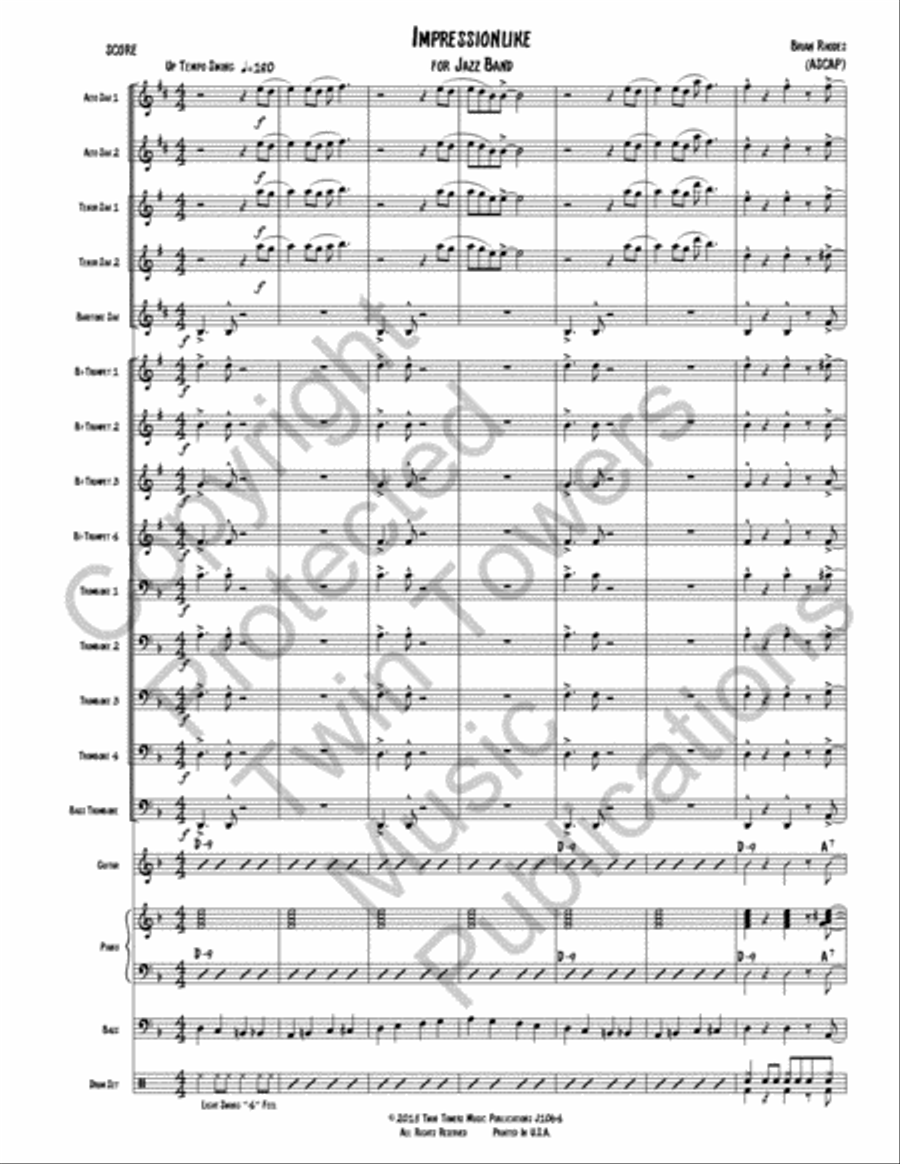 Impressionlike Impressionlike Jazz Ensemble scores gallery preview page 3