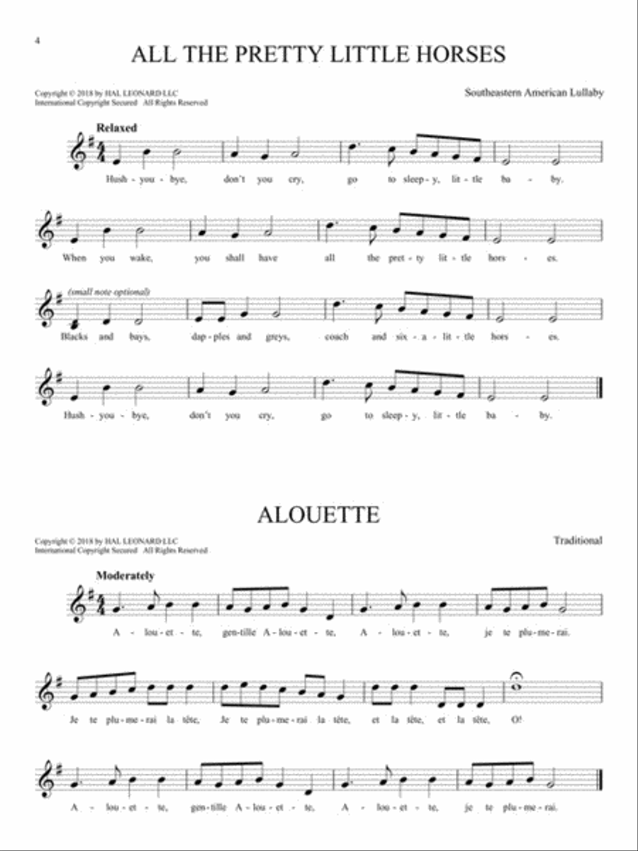 Folk Songs for Ocarina