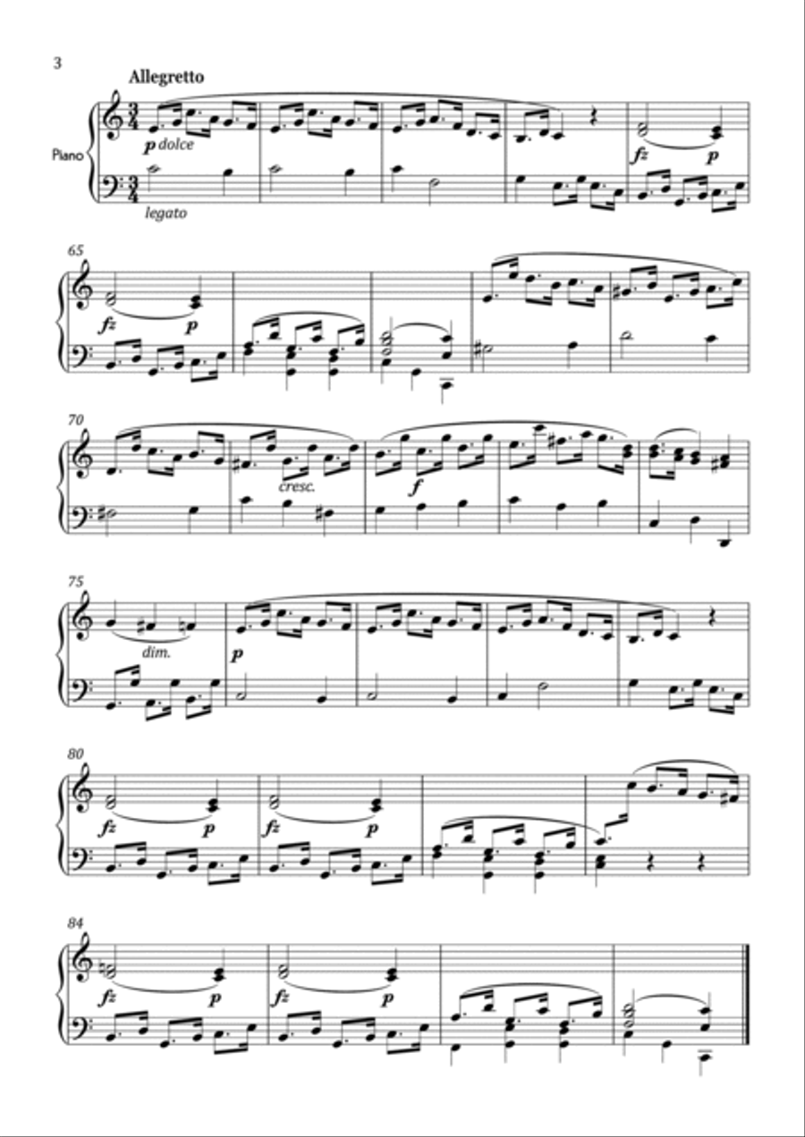 Clementi - Sonatina No.2 in G Major - Intermediate Piano Method scores gallery preview page 4