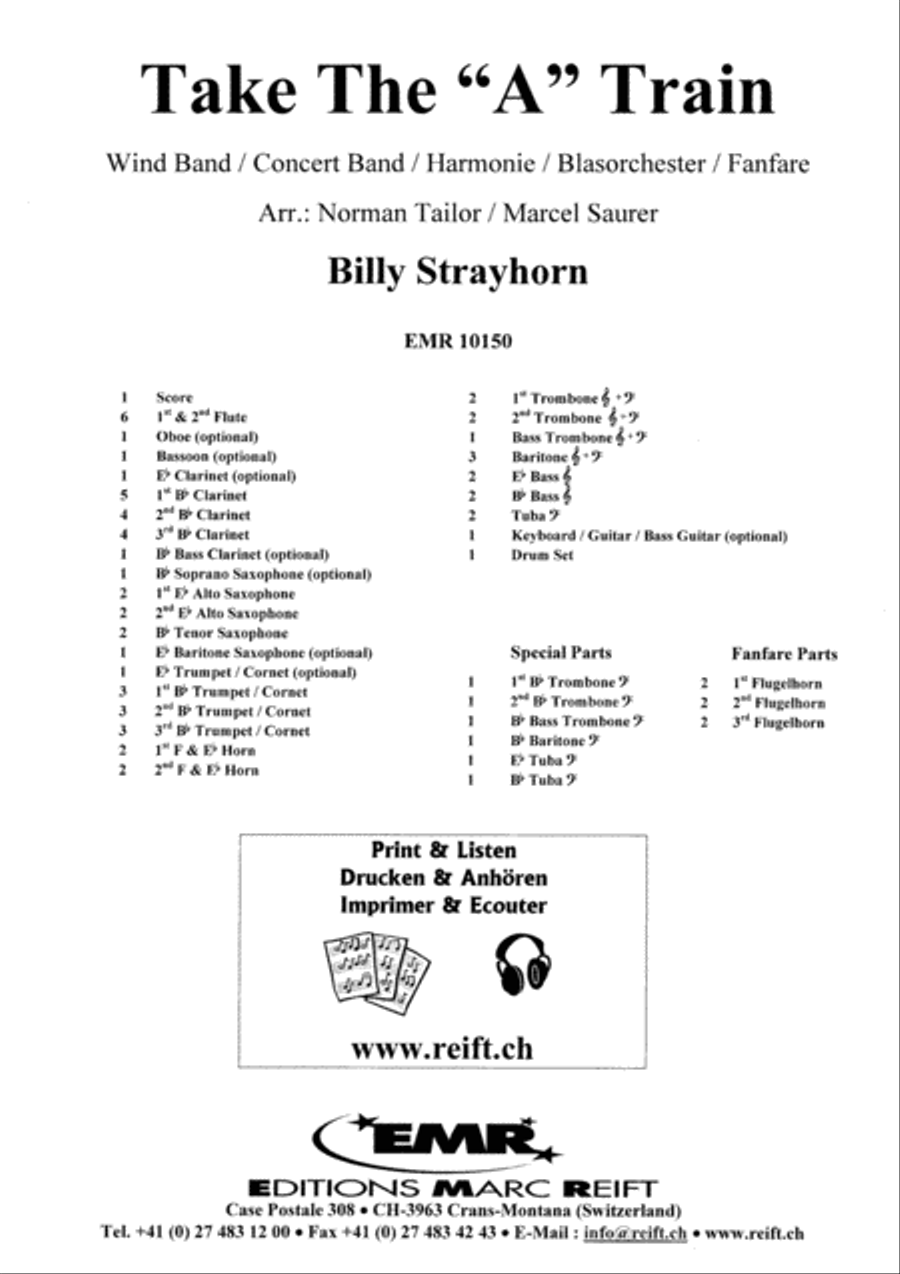 Take The A Train Concert Band scores gallery preview page 2