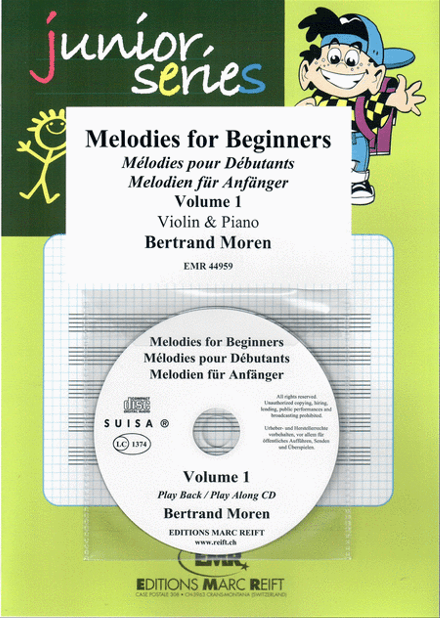Melodies for Beginners Volume 1 Violin Solo scores gallery preview page 1