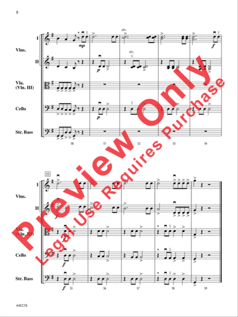 Presto! Presto! String Orchestra scores gallery preview page 17