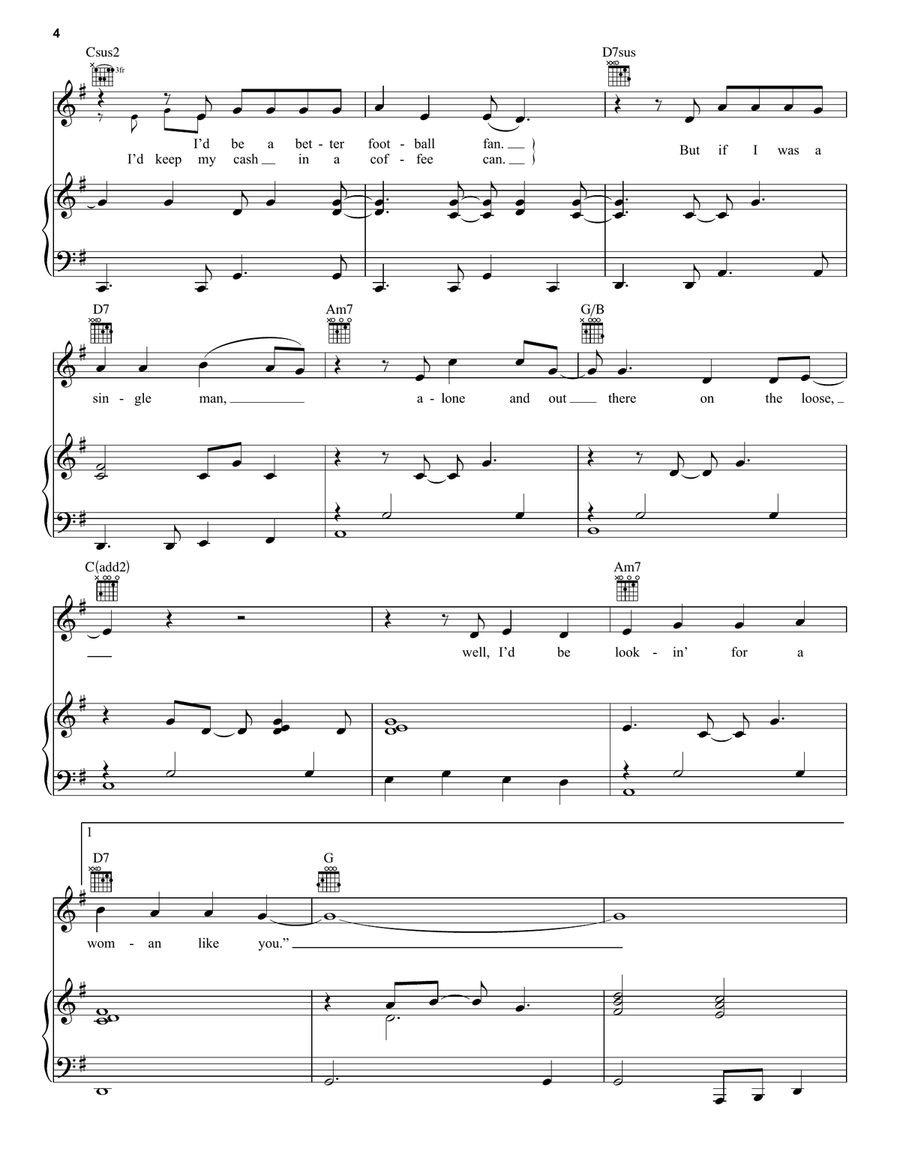 A Woman Like You Acoustic Guitar scores gallery preview page 4