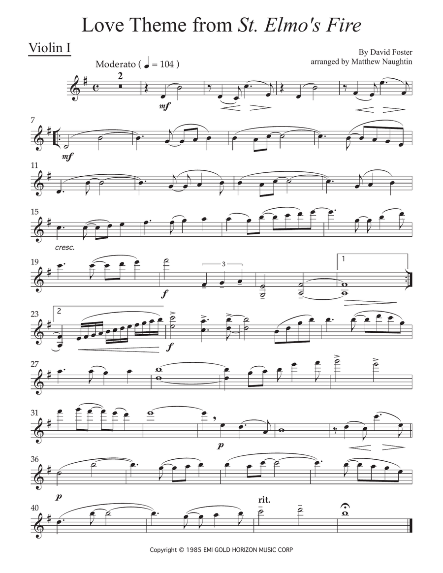 Love Theme From 