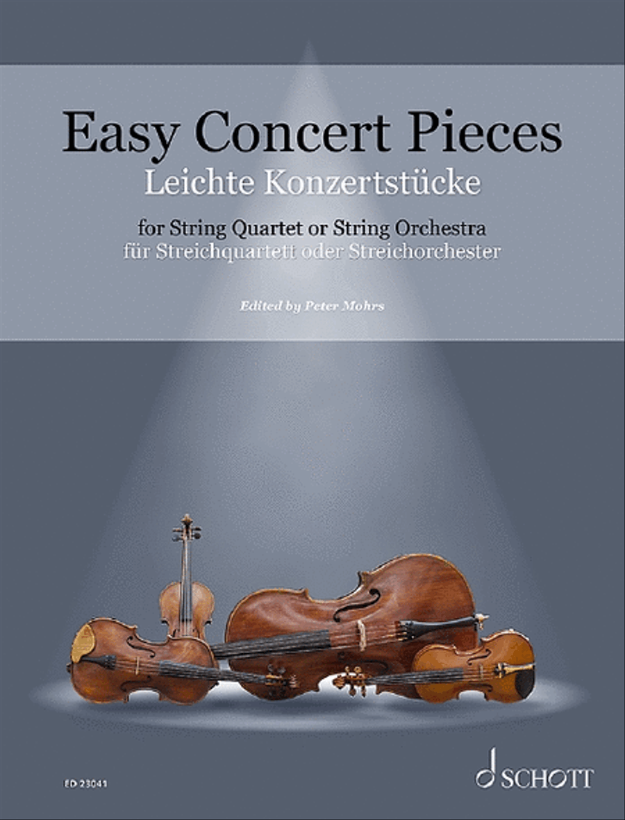 Easy Concert Pieces String Quartet scores gallery preview page 1
