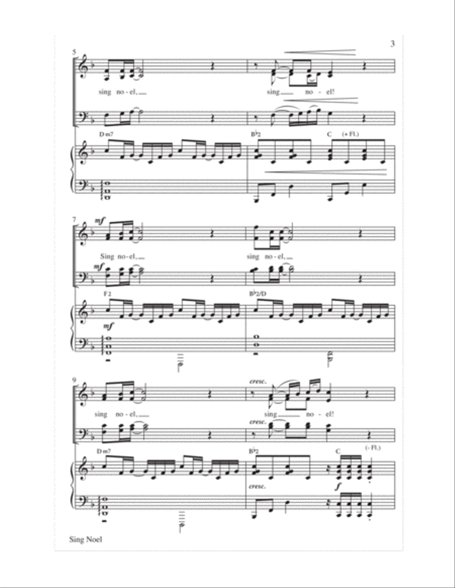 Sing Noel Sing Noel 4-Part scores gallery preview page 4