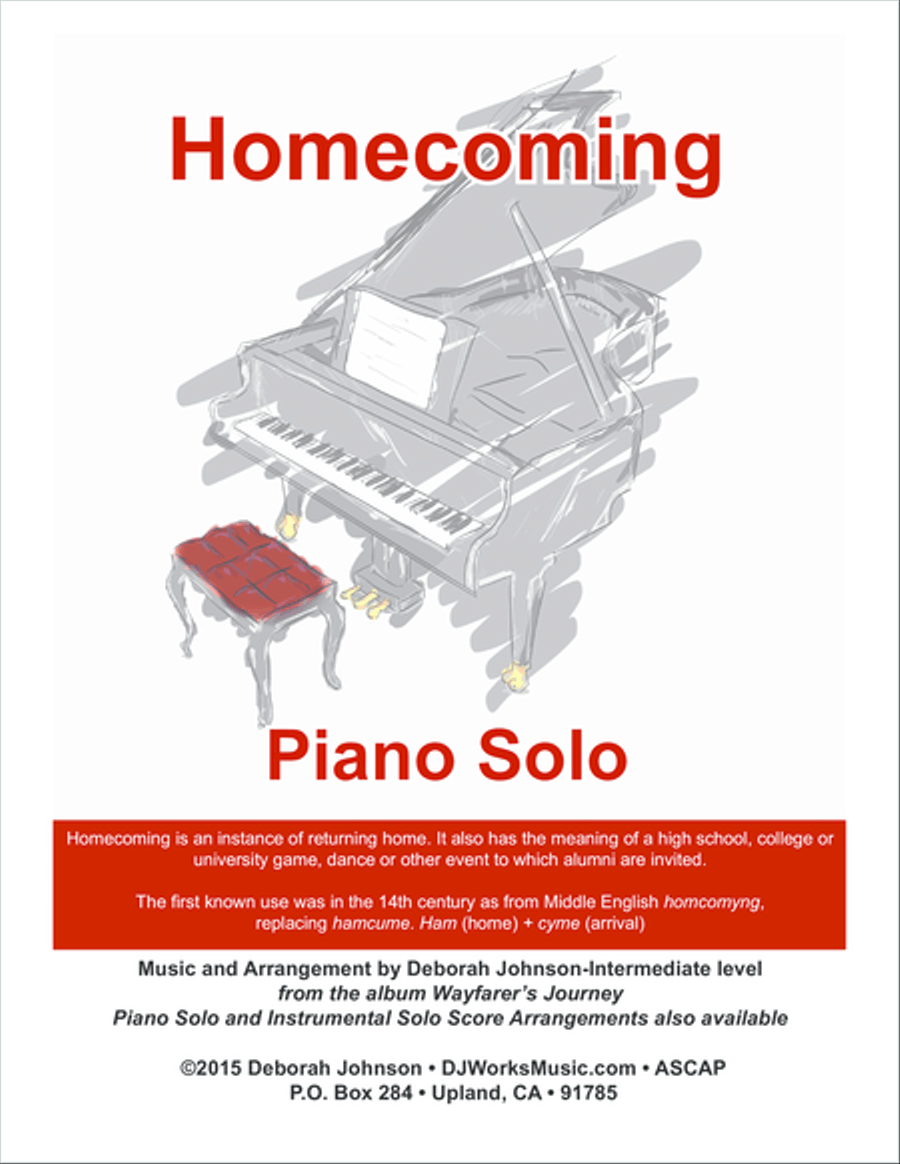 Homecoming Piano Solo image number null