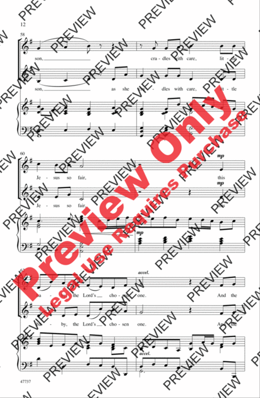 The Cat and the Mouse Carol 2-Part scores gallery preview page 11