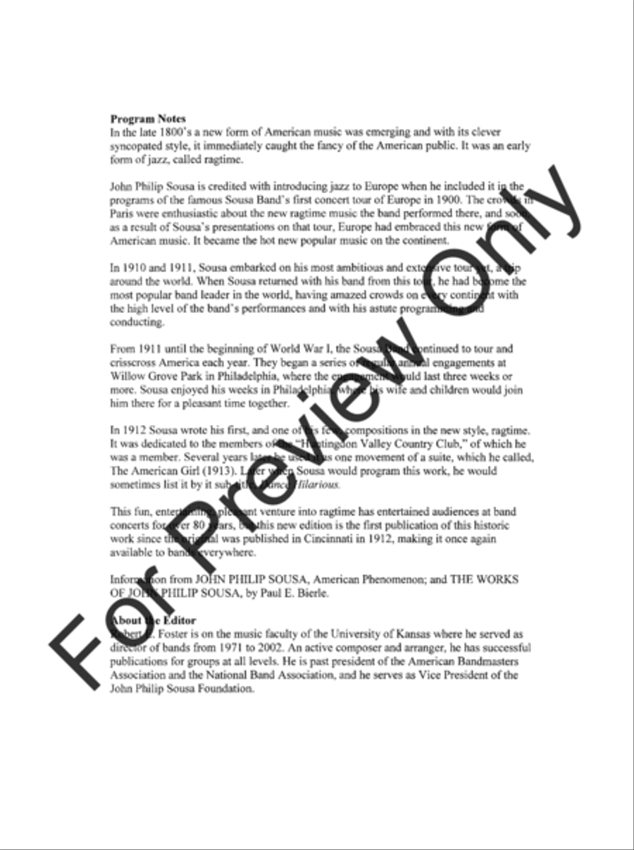 With Pleasure Concert Band scores gallery preview page 3