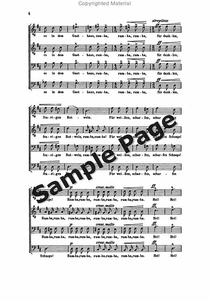 Gotovac J Gestohl Maentelchen Op15/3 by Jakov Gotovac TTBB - Sheet Music