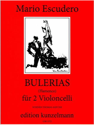 Book cover for Bulerias (Flamenco) for 2 celli
