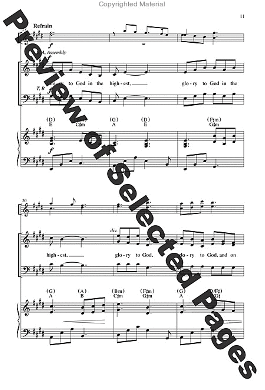 The Glendalough Mass CD scores gallery preview page 7