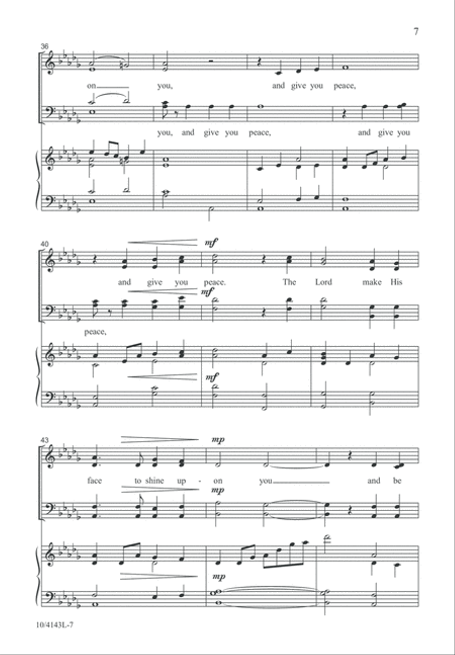 Go Out in Song! 4-Part scores gallery preview page 8
