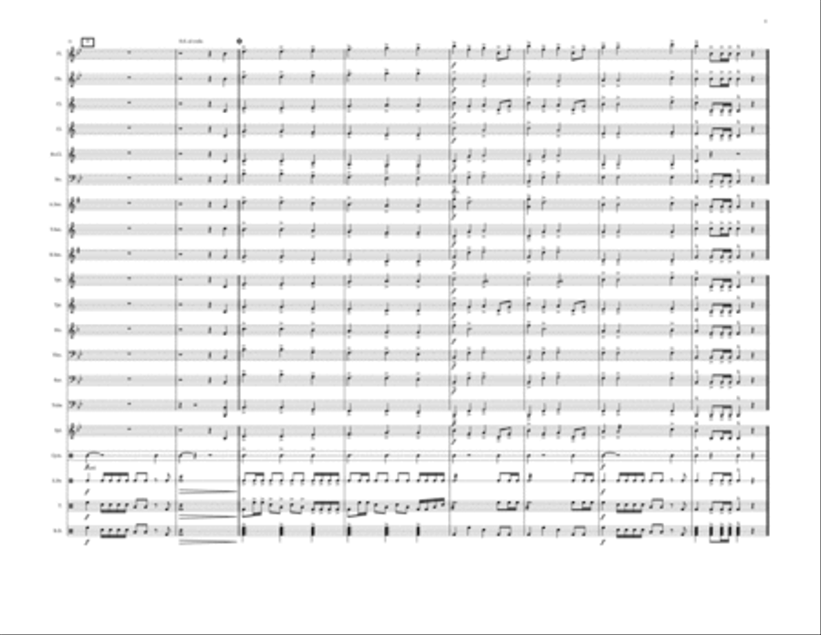 I Heard The Bells On Christmas Day Marching Band scores gallery preview page 5