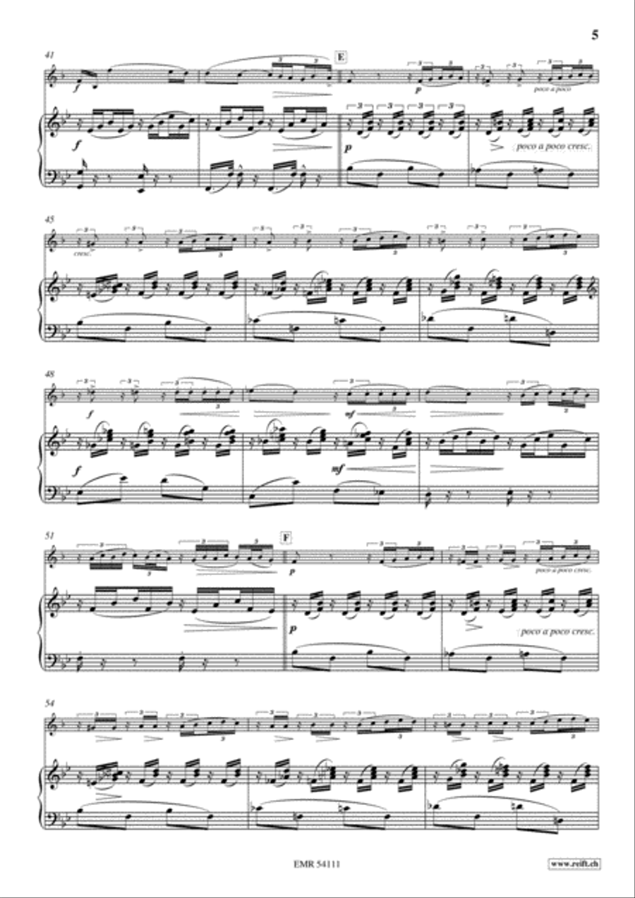 Prelude, Theme and Variations Horn scores gallery preview page 6