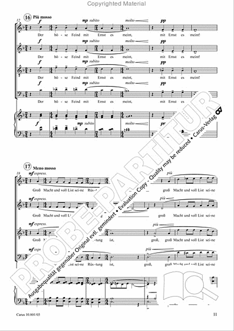 Ein feste Burg ist unser Gott TB scores gallery preview page 12