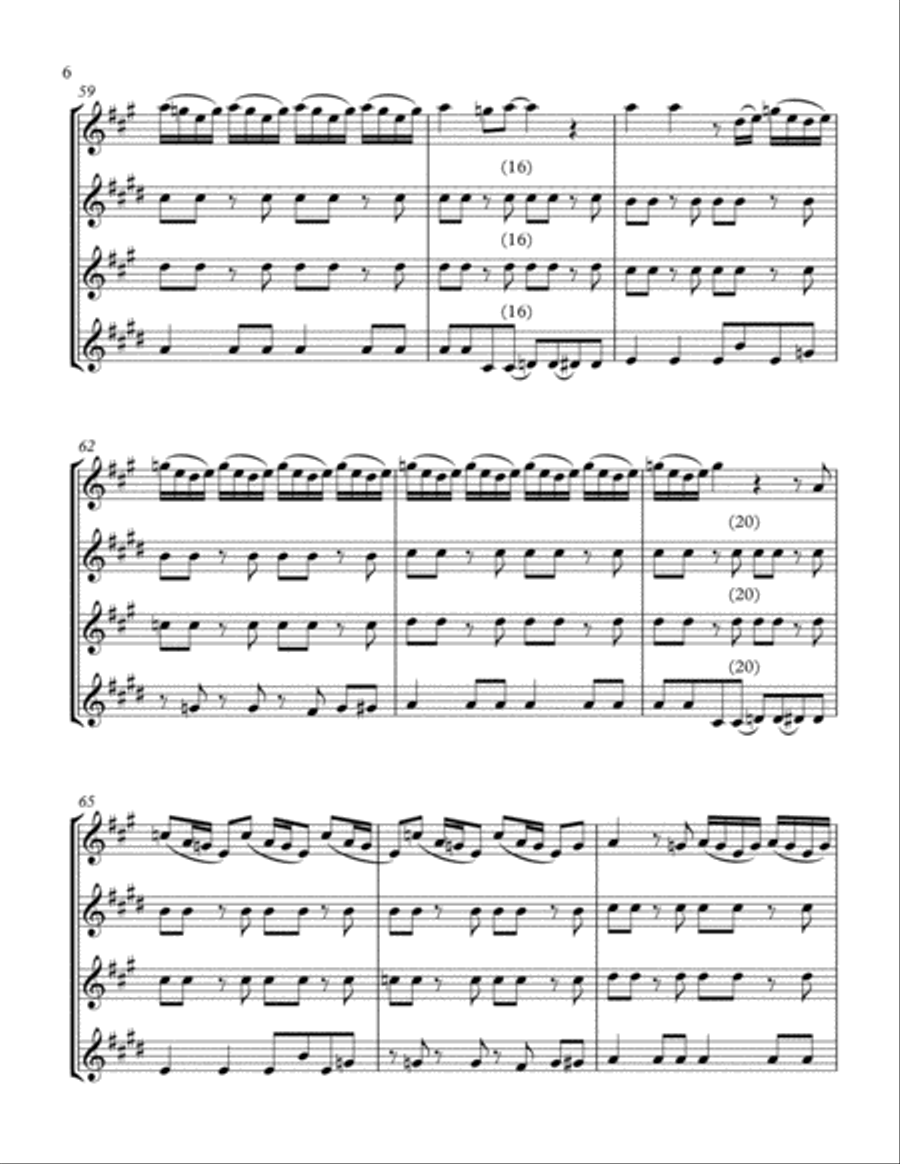 Free Bird Free Bird Small Ensemble scores gallery preview page 6