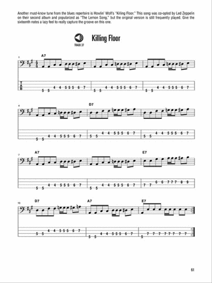 Blues Bass – A Guide to the Essential Styles and Techniques Electric Guitar scores gallery preview page 6