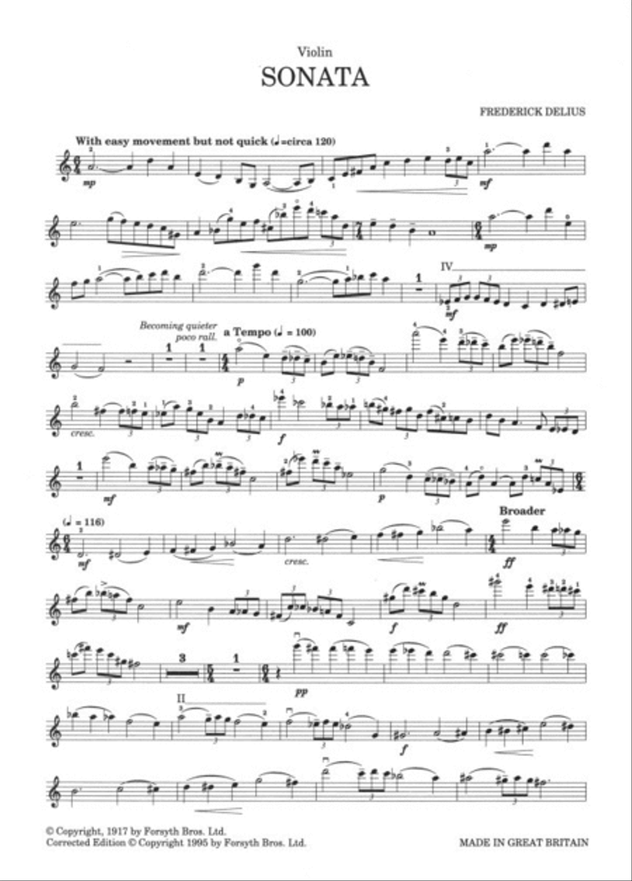 Violin Sonata No. 1 in C Violin Solo scores gallery preview page 2