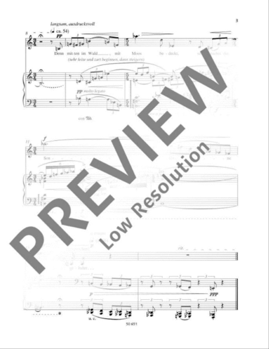 Dörfliche Motive Soprano Voice scores gallery preview page 4