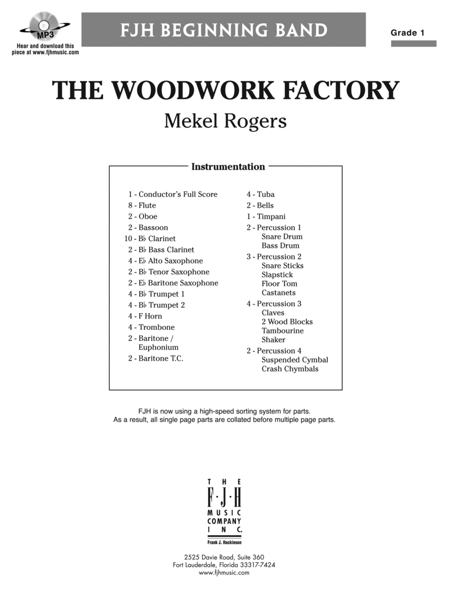 The Woodwork Factory: Score
