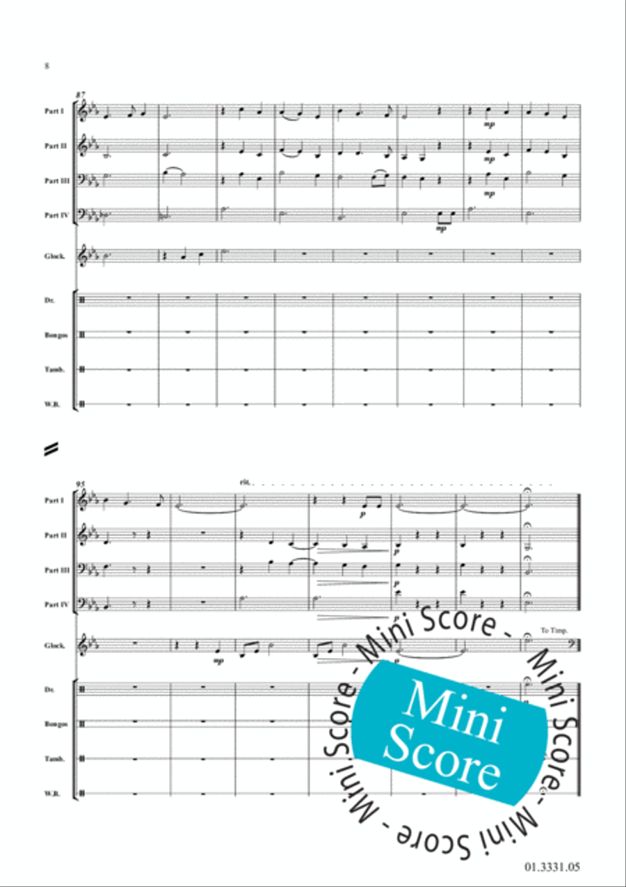 Thinkin' Big Thinkin' Big Concert Band scores gallery preview page 12