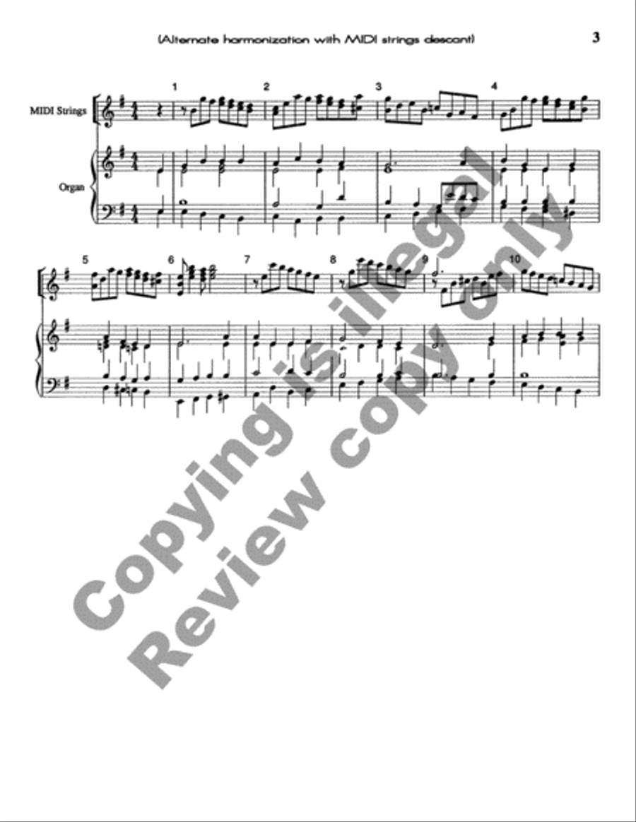 O Come, O Come, Emmanuel Organ scores gallery preview page 4