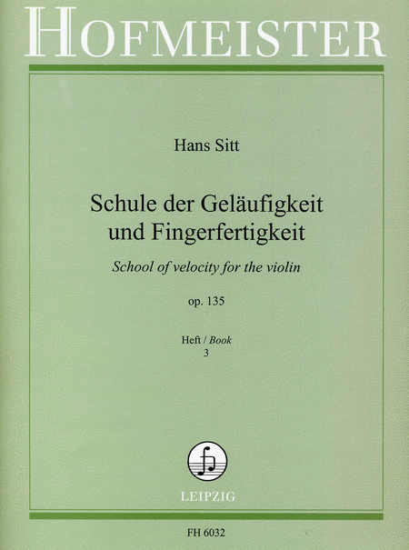 Schule der Gelaufigkeit und Fingerfertigkeit, op. 135; Heft 3