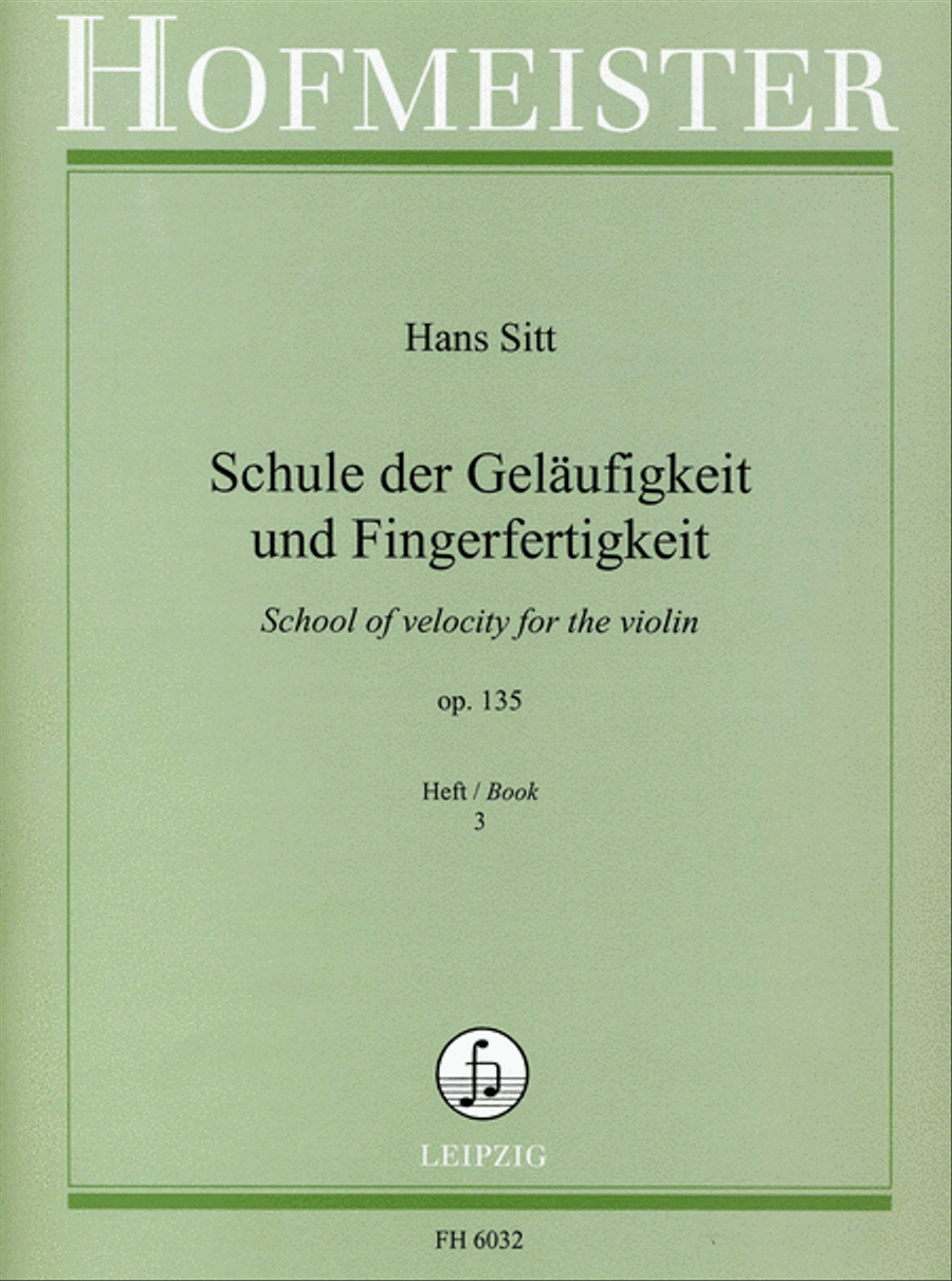 Schule der Geläufigkeit und Fingerfertigkeit, op. 135 Violin scores gallery preview page 1