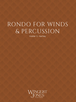 Book cover for Rondo for Winds and Percussion