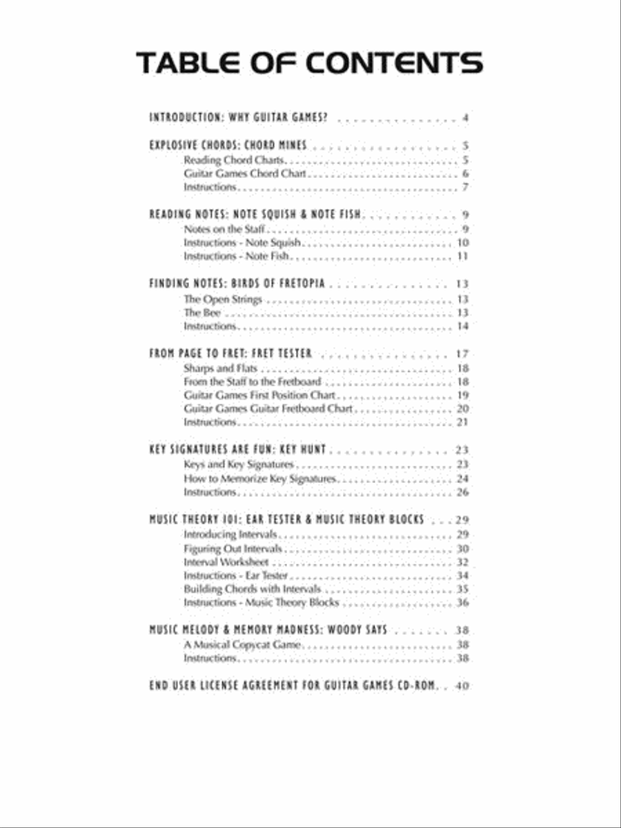 Guitar Games Guitar Games Guitar scores gallery preview page 2